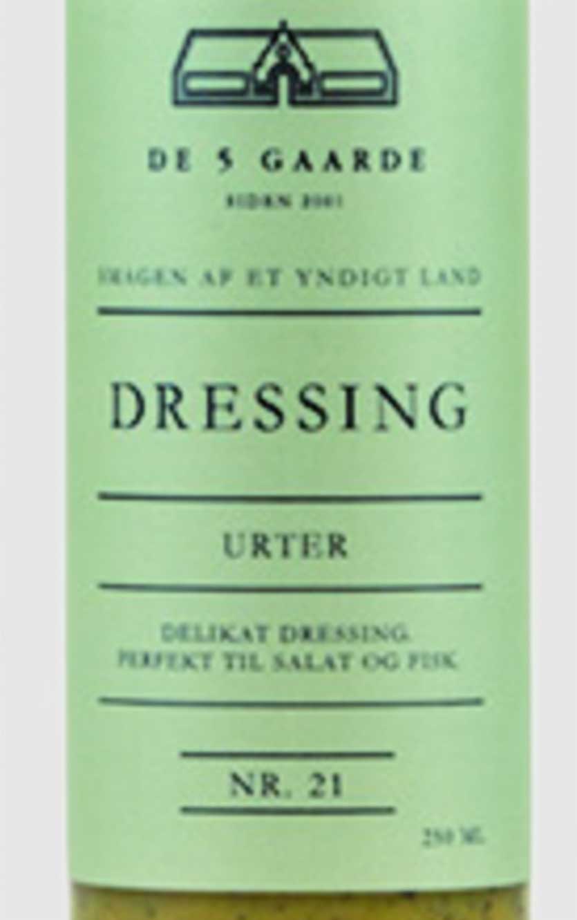 De 5 Gaarde Urter dressing