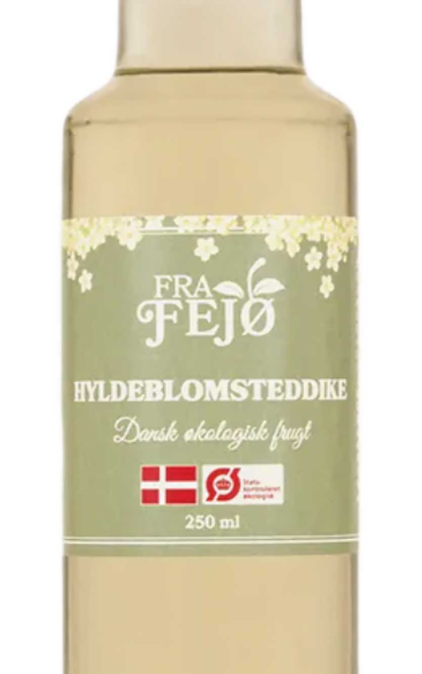 Økologisk Dansk hyldeblomsteddike fra Fejø