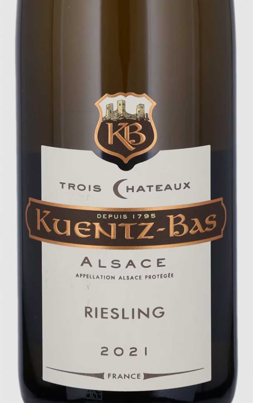 Kuentz-Bas Riesling Trois Chateaux Bio Alsace 2021