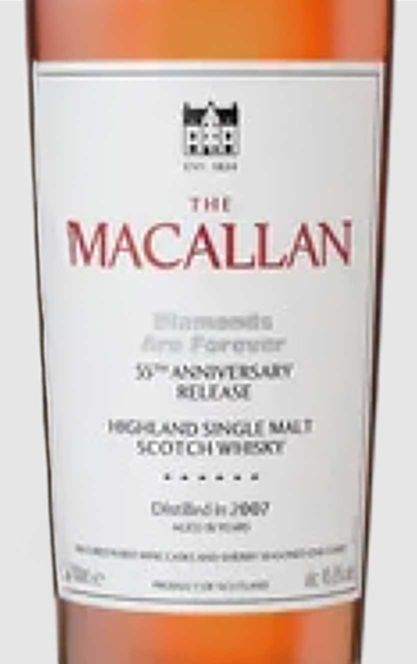 The Macallan Diamonds Are Forever 55th Anniversary 18 Years