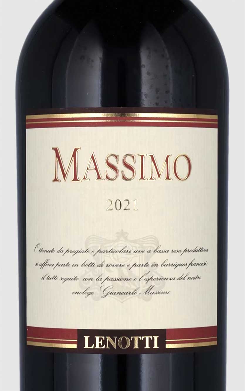 Massimo Veneto Rosso IGT Cantine Lenotti 2021