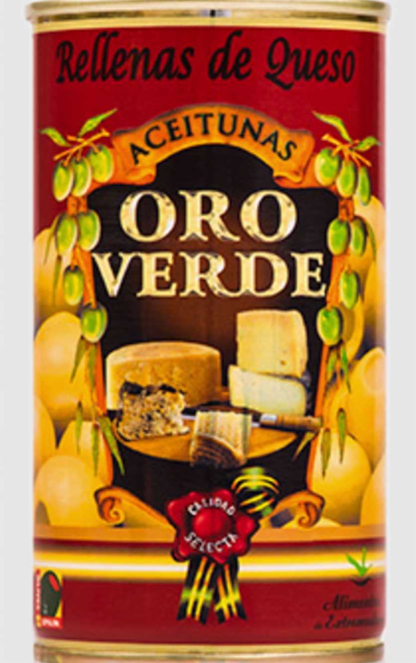 Oro Verde Grønne oliven med Roquefort