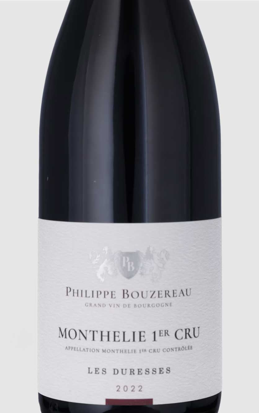 Domaine Philippe Bouzereau Monthelie 1.Cru Les Duresses Rouge 2023