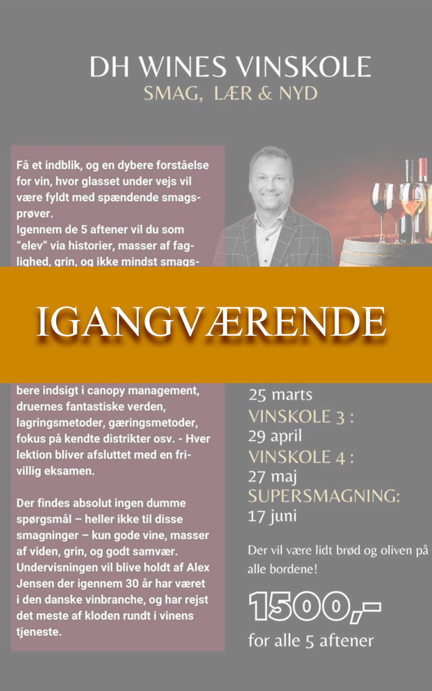 DH Wines VINSKOLE 2026 i 5 dage