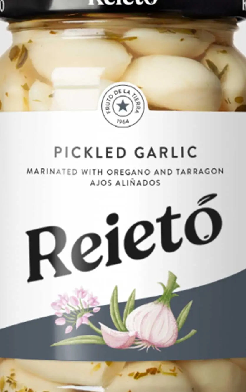 Reietó syltede hvidløg – 345g (235G drænet vægt)