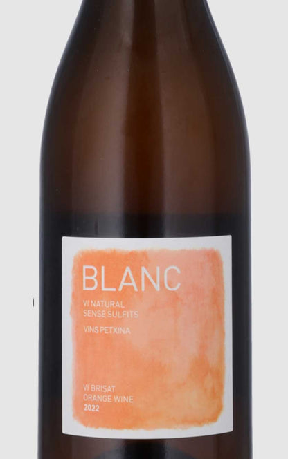 Blanc VI Naturel Brisat Orangevin Vins Petxina ØKO 2022