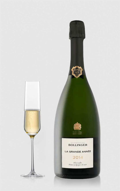 Bollinger Grande Année 2014 in a beautiful wooden box
