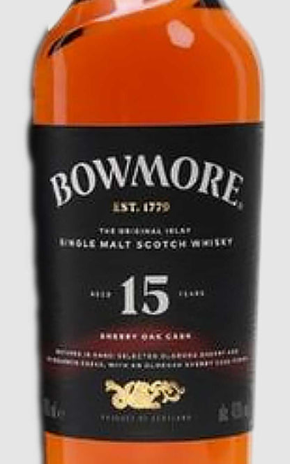 Bowmore 15 Years Single Malt Old whisky