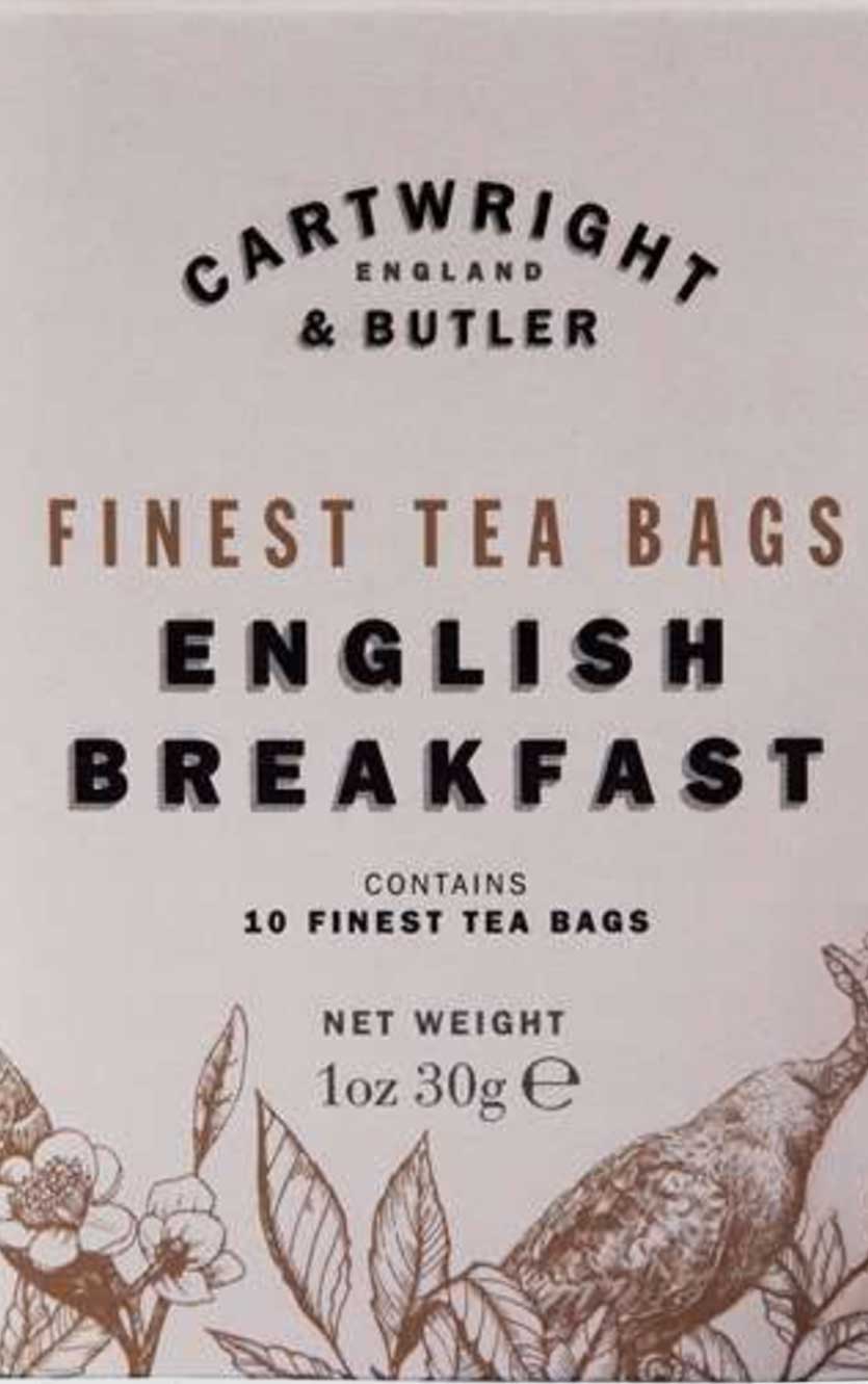 C&B English Breakfast Tea in Carton