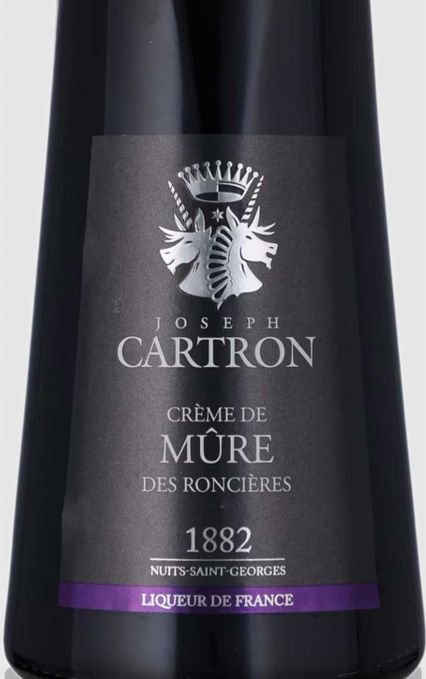 Joseph Cartron Creme De Mures Des Roncieres (brombær)