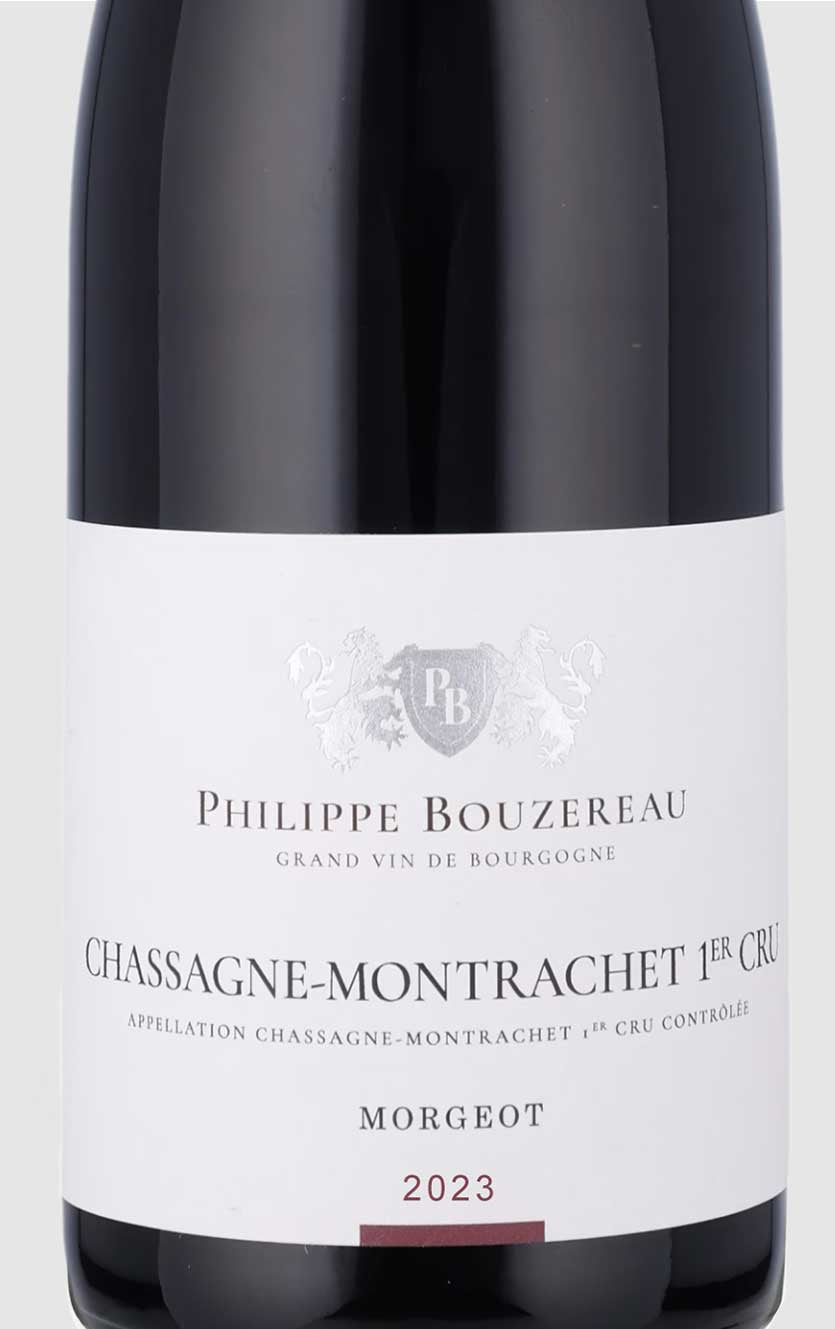 Domaine Philippe Bouzereau  Chassagne Montrachet 1. Cru Morgeots Rouge 2023