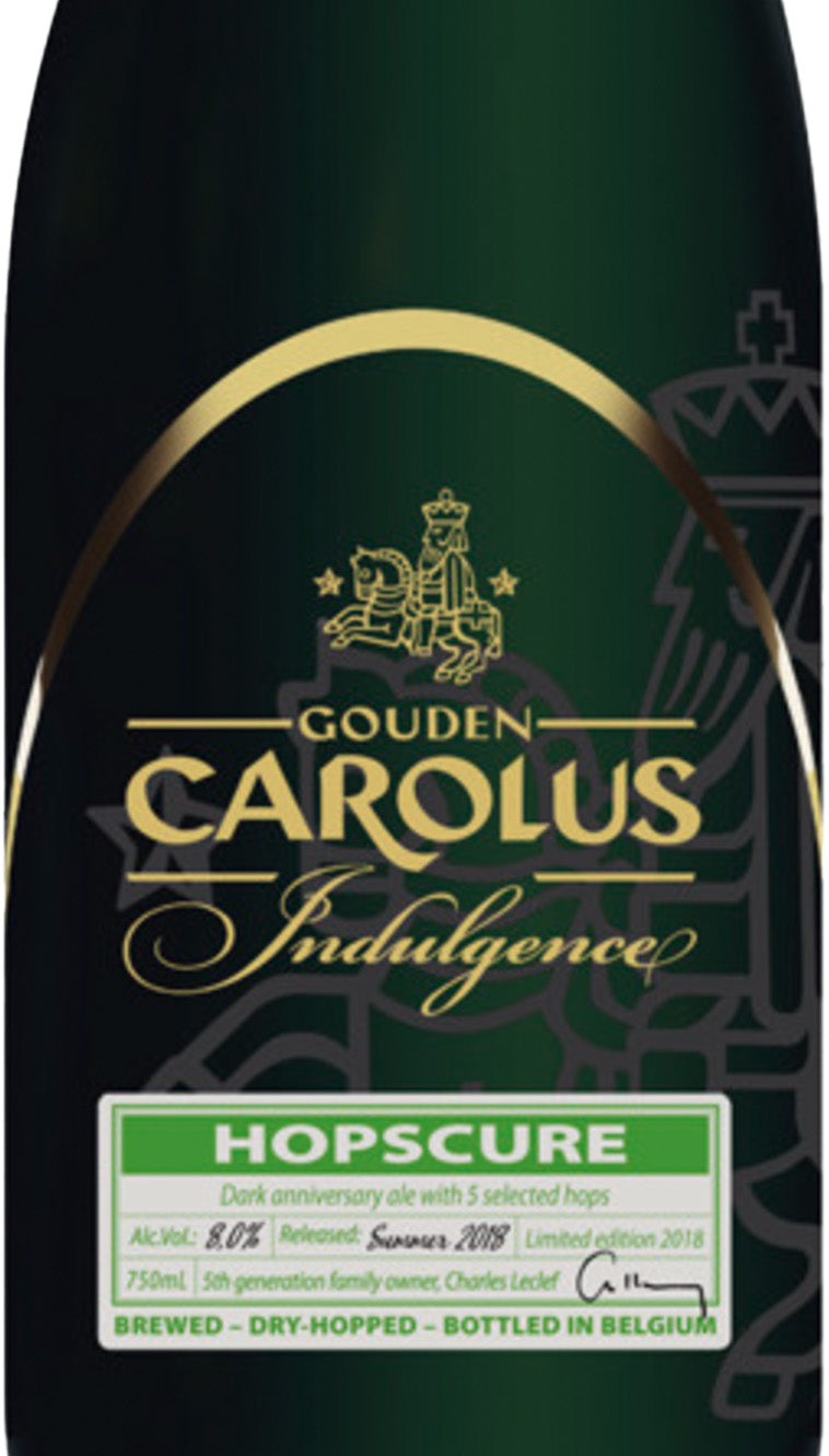 Gouden Carolus Indulgence Hopscure vintage 75 cl