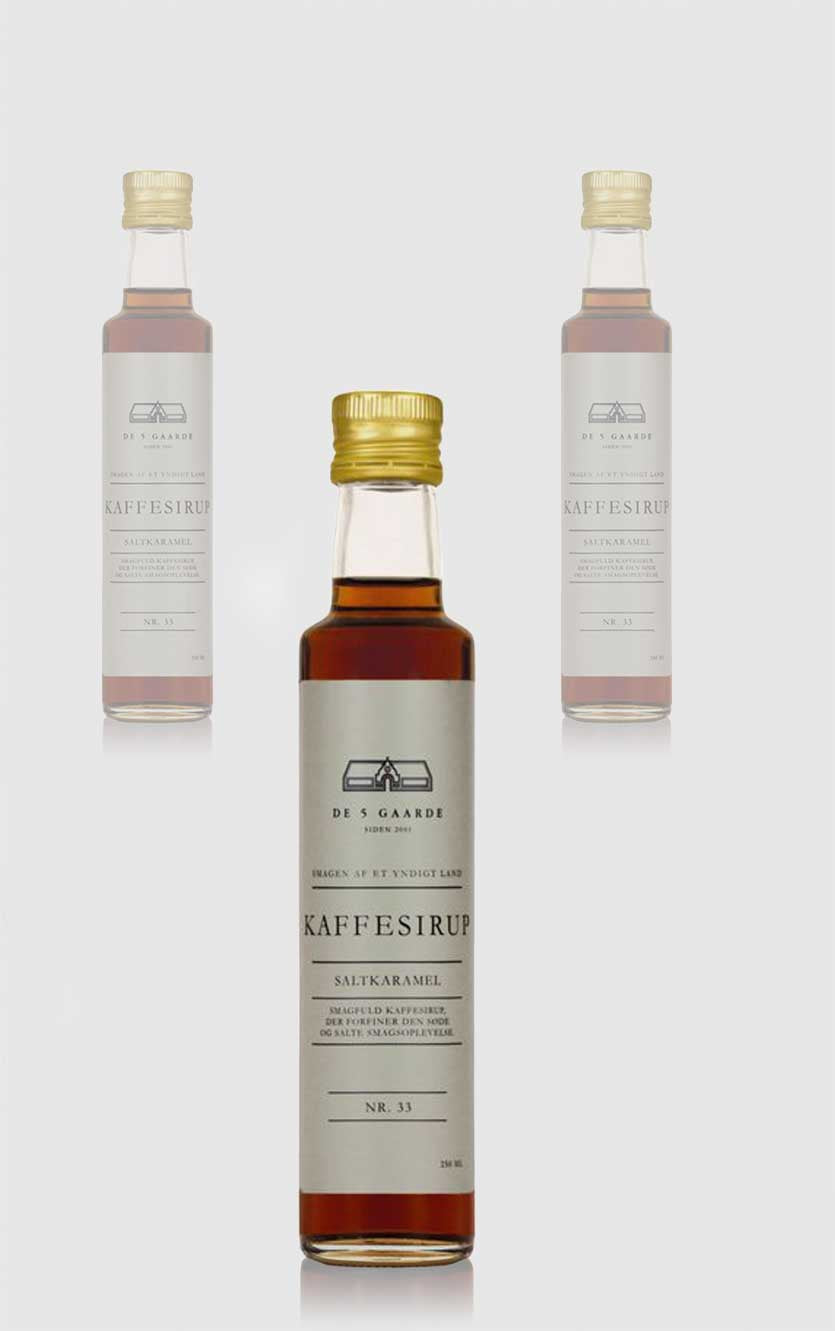 De 5 Gaarde Kaffesirup Saltkaramel