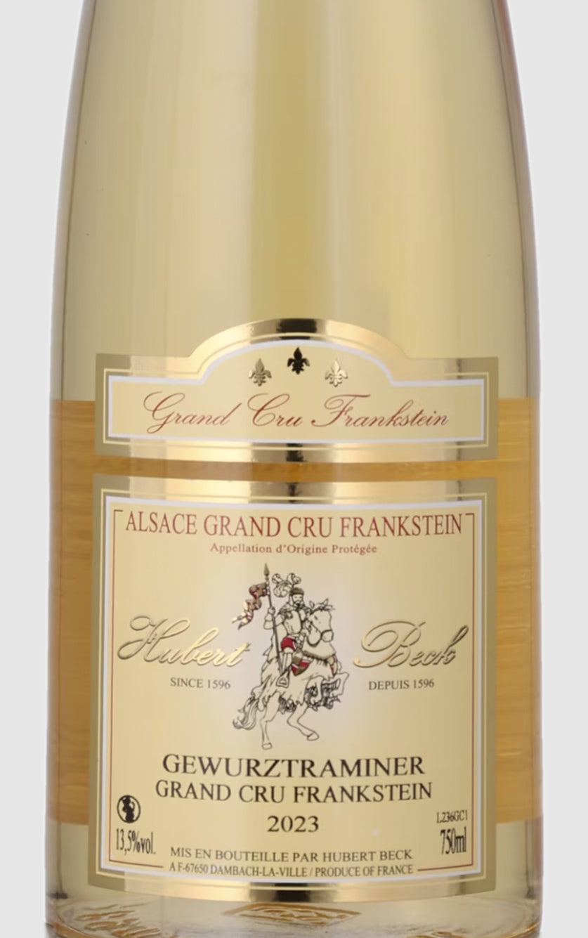 Hubert Beck Gewürztraminer Grand Cru Frankstein Alsace 2023