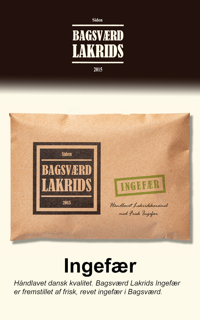 Ingefær fra BAGSVÆRD LAKRIDS