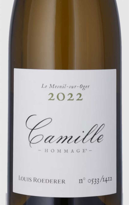 Louis Roederer Camille Hommage Volibarts Côteaux Champenois Blanc 2022