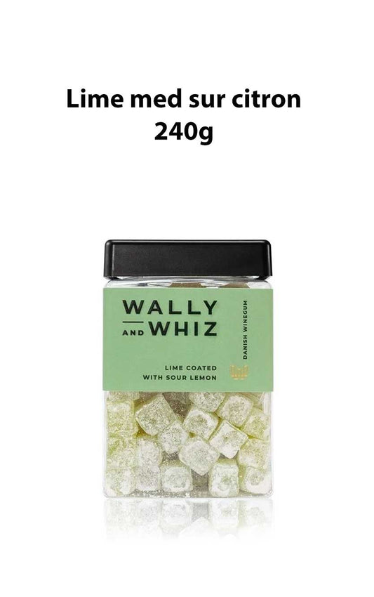 Wally and Whiz Lime med Sur citron 240 g