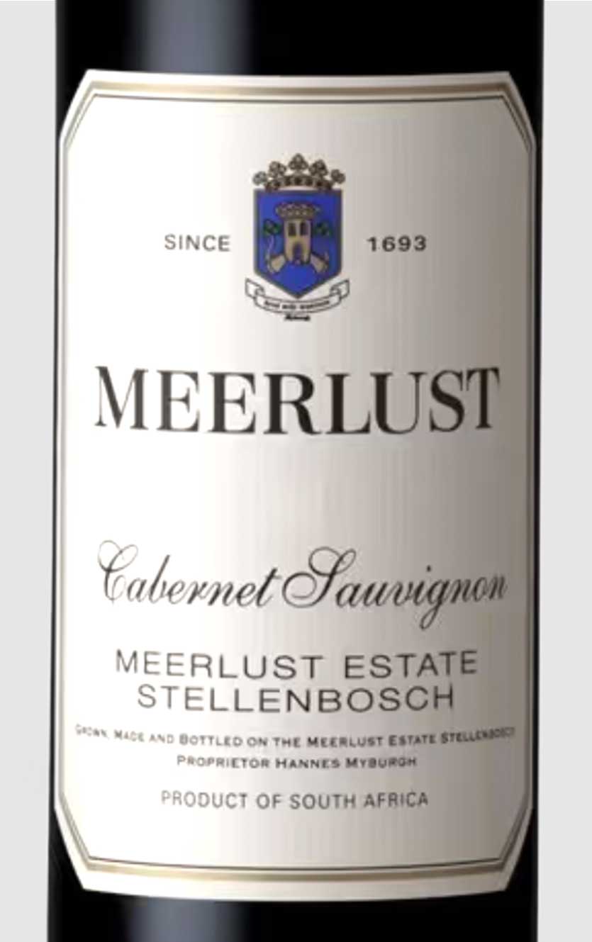 Meerlust Cabernet Sauvignon 2022