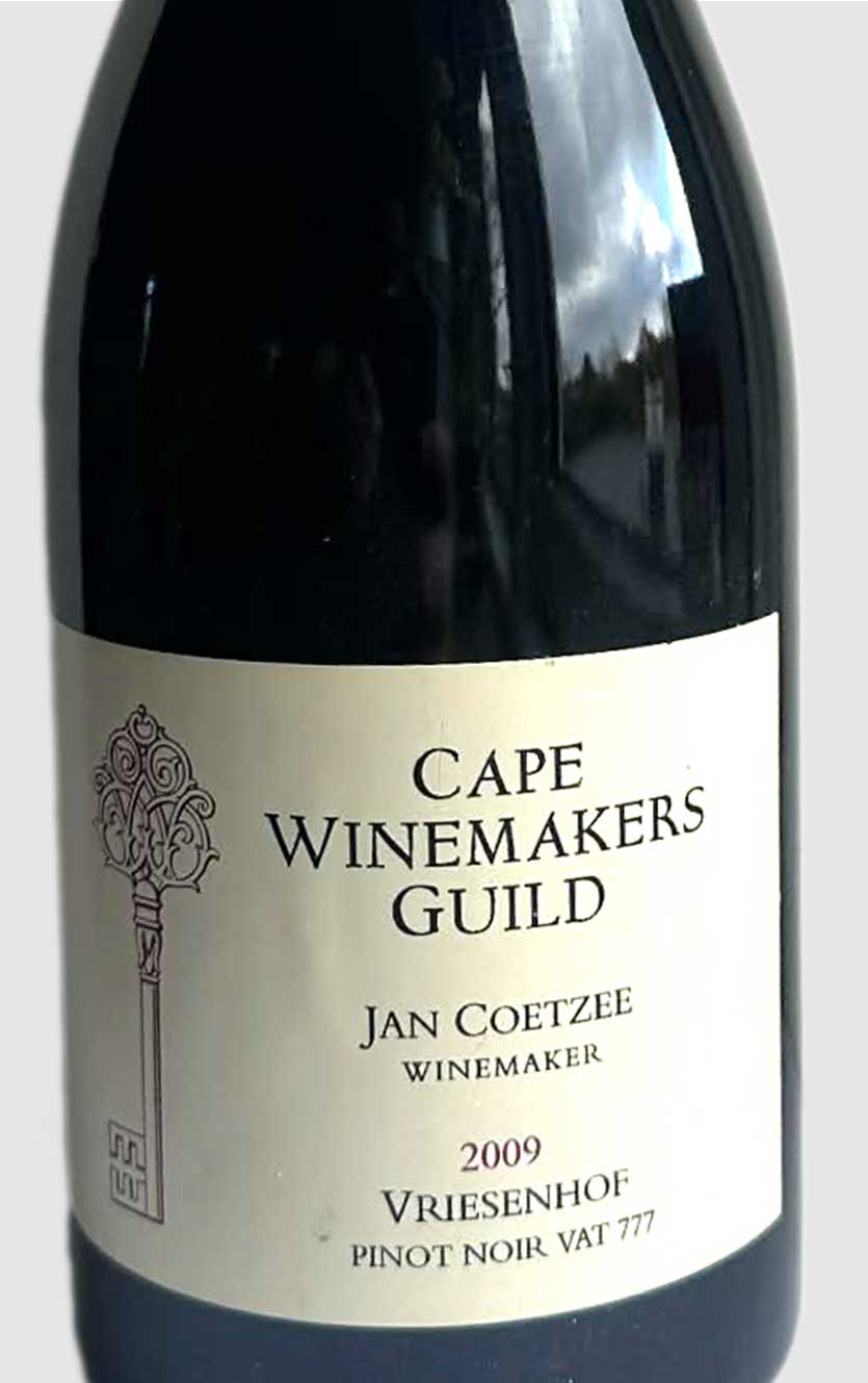 CWG Vriesenhof Pinot Noir Clone 777 2009