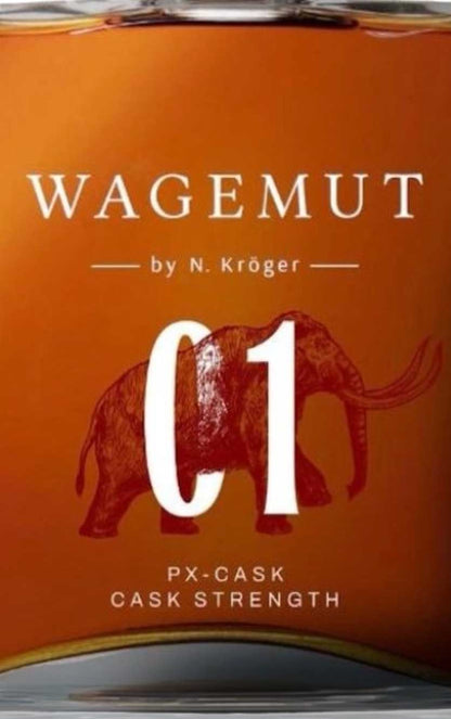 Wagemut 01 PX-Cask Cask Strength Edition 2026 Spirit Drink med Barbados Rom