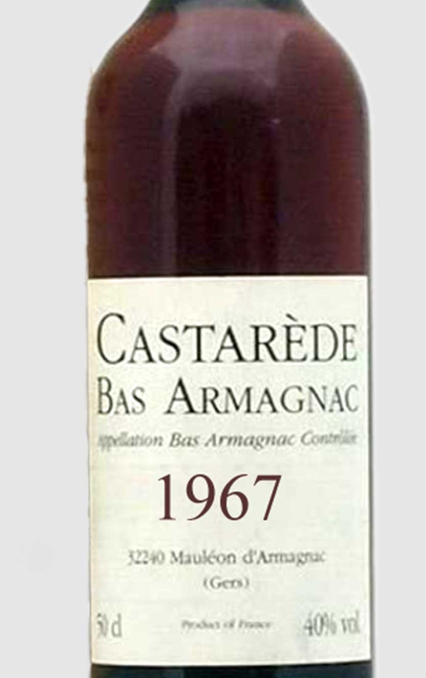 Bas Armagnac Castarede 1967 Vintage 50 cl