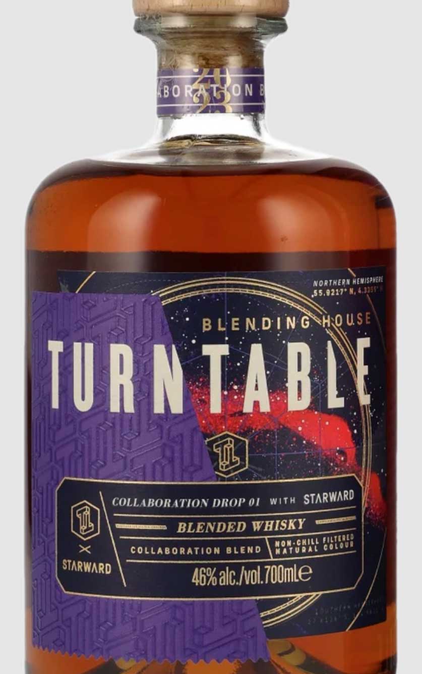 Turntable Collaboration Drop 01 with STARWARD blended whisky