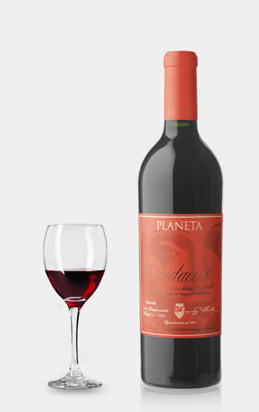 Didacus Rosso, Wooden Box DOC Sicilien, Planeta 2018