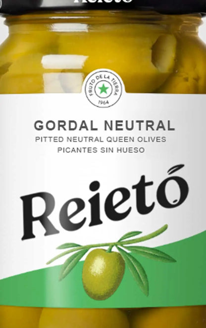 Reietó Gordal Natural 350g på glas (150g Nettovægt)